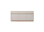 Mid.you , Eiche Artisan , Holzwerkstoff , 3 Fächer , 3 Schublade(n) Schubladen , 202x89x40 cm , Typenauswahl, stehend ,