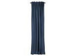 Joop! Fertigvorhang Essential, Blau, Dunkelblau, Textil, Uni, 130x250 cm, für Stange und Schiene geeignet, Wohntextilien, Gardinen & Vorhänge, Fertiggardinen, Fertiggardinen