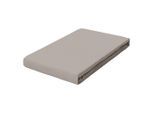 Schlafgut Spannbetttuch Pure, Beige, Textil, 90-100x190-220 cm, Textiles Vertrauen - Oeko-Tex®, Hohenstein, AZO-frei, Oeko-Tex® Made IN Green, bügelfrei, weich und anschmiegsam, perfekter Sitz, Schlaftextilien, Bettwäsche, Bettlaken, Spannbettlaken