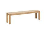 P & B Sitzbank, Kernbuche, Holz, Kernbuche, massiv, 140x45x35 cm, in verschiedenen Größen erhältlich, Esszimmer, Bänke, Sitzbänke