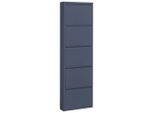 Boxxx Schuhkipper, Blau, Metall, 51x170x16 cm, Typenauswahl, stehend, Garderobe, Schuhaufbewahrung, Schuhkipper