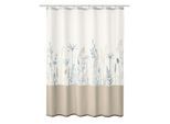 Kleine Wolke Duschvorhang, Mehrfarbig, Textil, 180x200 cm, Textiles Vertrauen - Oeko-Tex®, wasserabweisend, Badtextilien, Duschvorhänge
