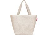 Reisenthel Einkaufstasche Shopper M teddy sand, Creme, Textil, 15 L, 51x30.5x26 cm, großes Hauptfach, Freizeit, Koffer & Taschen, Einkaufstaschen