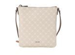 Schultertasche JOOP "flora 1.0 dia shoulderbag mvz1", Mädchen, Gr. B/H/T: 24cm x 26cm x 3cm, bleached sand, Lederimitat, Taschen Schultertasche, Damen Umhängetasche mit verstellbarem Schulterriemen