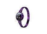 TPFNet Damen Smart Watch / Fitness Tracker IP67 - Edelstahl Armband - Android & IOS - Gold