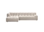 Livetastic , Naturfarben , Textil , L-Form, Ottomane links , 324x165 cm , Made in EU , Armteil rechts , Wohnzimmer, Sofas & Couches, Wohnlandschaften, Ecksofas