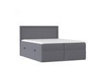 BOXBETT Jodan 160/200 cm Anthrazit im Baloo Stoff