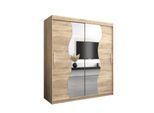 SCHWEBETÜRENSCHRANK 200/180/62 2-türig