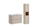 BADMÖBEL 80cm Manoa 2er-Set Kaschmir