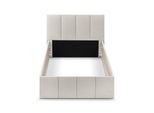POLSTERBETT Dalas Beige 140 x 200 x 40 cm Stauraum Ohne Matratze und Lattenrost