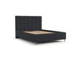 POLSTERBETT Soma 160/200 cm Anthrazit im Riva Stoff