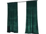 VORHANG 2ER SET MILANO HxB 235x135 cm Grün