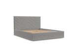 POLSTERBETT Arco 180/200 cm Hellgrau im Inari Stoff