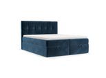 BOXBETT Tivra 160/200 cm Dunkelblau im Kronos Stoff