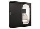 SCHIEBETÜRENSCHRANK mit Spiegel ROYAL 200/180/62 2-türig