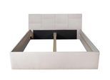POLSTERBETT Damas Weiß 180 x 200 x 40 cm Mit hochwertiger Matratze H3 (bis 120 kg) und Lattenrost