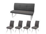 ESSZIMMER-SET Grau 4er-Set