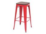 BARHOCKER METALL Rot