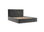 POLSTERBETT Arco 160/200 cm Grau im Kronos Stoff