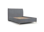 POLSTERBETT Mira 160/200 cm Grau im Neve Stoff