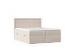 BOXBETT Jodan 140/200 cm Beige im Baloo Stoff