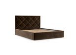 POLSTERBETT Torno 140/200 cm Braun im Kronos Stoff