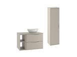 BADMÖBEL 80.6cm Ellie 2er-Set Kaschmir