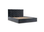 POLSTERBETT Arco 160/200 cm Dunkelgrau im Kronos Stoff