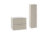 BADMÖBEL 60cm Ellie 2er-Set Kaschmir