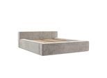 POLSTERBETT Casto mit Stauraum 140/200 cm Hellbeige im Terra NW Stoff