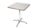 ALU-BISTROTISCH 10-ER SET Silber 10er-Set