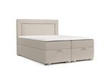 BOXBETT Lontano 140/200 cm Hellbeige im Megan Stoff