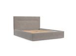 POLSTERBETT Liline 180/200 cm Graubraun im Asti Stoff