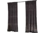 VORHANG 2ER SET MILANO HxB 280x135 cm Grau