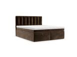 BOXBETT Lume 180/200 cm Braun im Kronos Stoff
