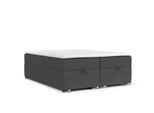 BOXBETT Reto 180/200 cm Anthrazit im Megan Stoff