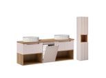 BADMÖBEL 160.4cm Riva 2er-Set Kaschmir