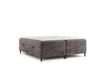 BOXBETT Theo 120/200 cm Braun im Lotta Stoff