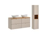 BADMÖBEL 120.4cm Manoa 2er-Set Kaschmir