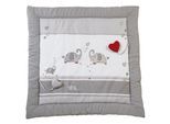 SPIEL- UND KRABBELDECKE 100 x 100 cm Jumbo twins grau