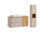 BADMÖBEL 120.4cm Manoa 2er-Set Kaschmir