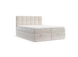 BOXBETT Savio 200/200 cm Creme im Paros Stoff