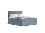BOXBETT Jodan 160/200 cm Blau grau im Magic Velvet Stoff