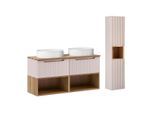 BADMÖBEL 120.4cm Riva 2er-Set Kaschmir