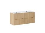 DOPPELWASCHTISCH 120.4cm Isaline Helle Eiche