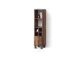 MIDISCHRANK Fucino Eiche rustikal 30 x 130.6 cm kleine Tür