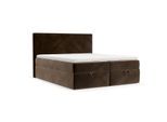 BOXBETT Velma 160/200 cm Braun im Kronos Stoff