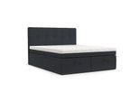 BOXBETT Arivo 140/200 cm Anthrazit im Riva Stoff
