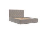 POLSTERBETT Brisa 180/200 cm Graubraun im Asti Stoff