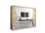 SCHWEBETÜRENSCHRANK 200/250/62 3-türig